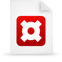 document, file, paper, red icon