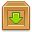 box,down,descend,download,fall,decrease,descending icon