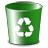 plastic,trash,recycle bin icon
