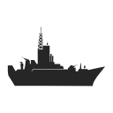 luxury, military, ship, watercraft svg vector icon