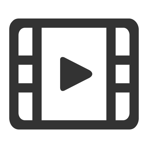 Symbolic Video svg vector icon