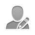 user,pencil icon