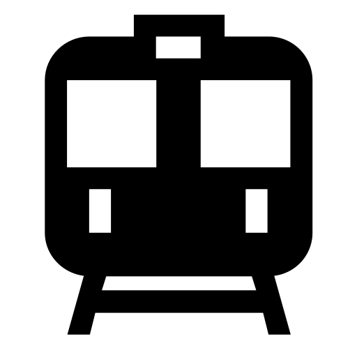 Train svg vector icon