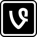 media, social, vine svg vector icon