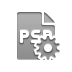 file,format,psd,gear icon