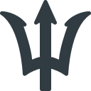 fork, god, greek, hero, movie, posseidon, water svg vector icon