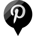 media, pinterest, social svg vector icon