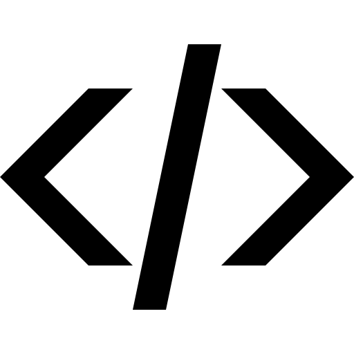 Code svg vector icon