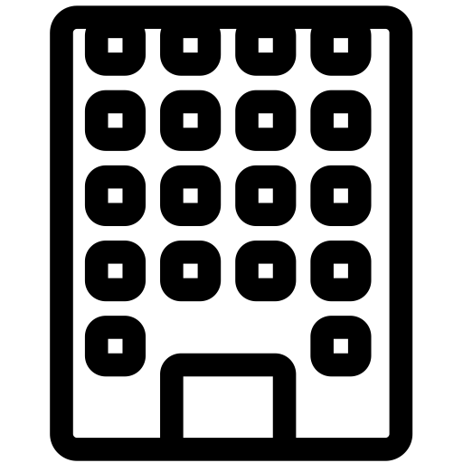Building svg vector icon