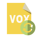 file,format,vox,refresh icon