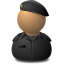 elite,captain,black icon