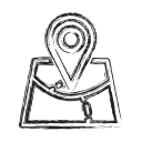 location, map, pin, productivity, shape, social svg vector icon