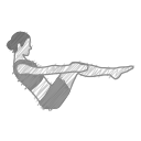 body, exercise, fitness, health, meditation, pose, yoga svg vector icon