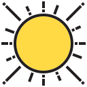 beach, camping, celebration, decoration, holiday, son, travel svg vector icon