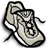 big,gray,shoe icon