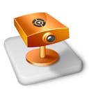 color, ms, powerpoint, projector, surveillance icon