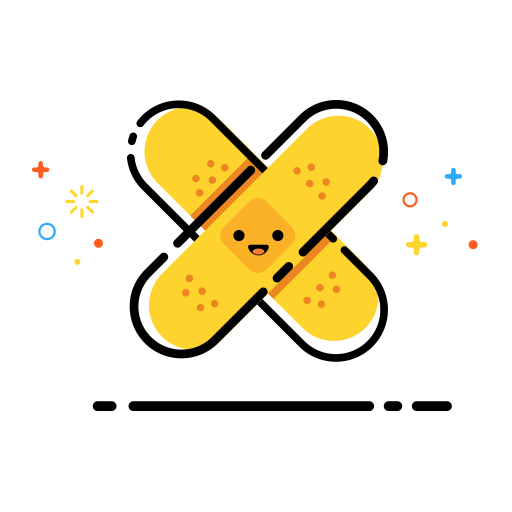 Band Aid svg vector icon