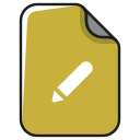 documents, edit, file, note, pencil, text, writing svg vector icon