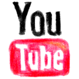 pencil, youtube icon