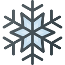 christmas, snow, snowflake, weather, winter svg vector icon