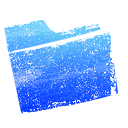 blue,folder icon