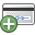 card,back,add,pay,payment,plus,left,prev,backward,previous,arrow,check out,credit card icon