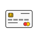 atm card, credit card, debit card, master card svg vector icon