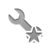 technical,wrench,star icon