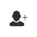 add, follow, following, twitter svg vector icon