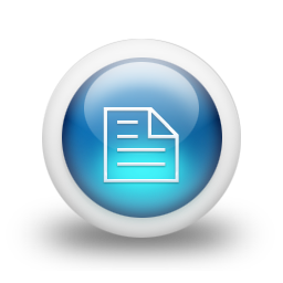 glossy,blue,orb icon