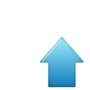 blue, sub, up icon