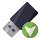 pen,drive,down icon