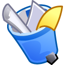 trash,full,recycle bin icon
