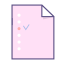 check list, doc, file, list, paper svg vector icon