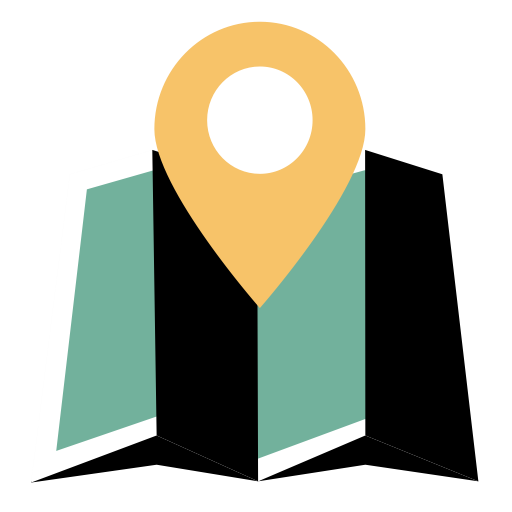 Map svg vector icon