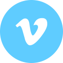 logo, vimeo svg vector icon