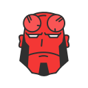devil, evil, hell boy, hero svg vector icon