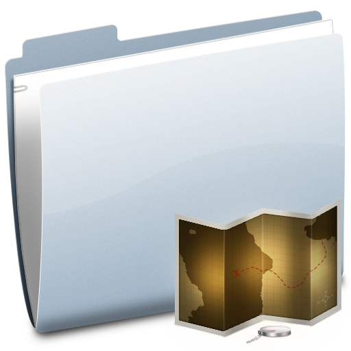 folder,map icon