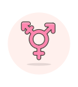 sign, transgender svg vector icon