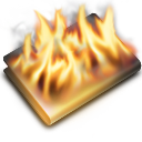burn,black icon