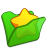 folder,green,favourite icon