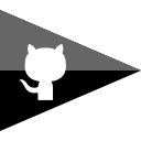 github, media, social svg vector icon