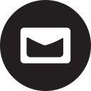 contact, email, full, mail, message, round svg vector icon