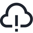 awarness, cloud, computing, danger, full, risk, wireless svg vector icon