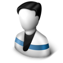 blue, male, man, running, user icon