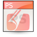 application,postscript icon