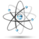 atom, cellular, dna, physics, science icon