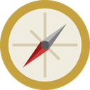 arrow, compass, direction, location, navigate, navigation, pointer icon