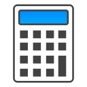 calculator svg vector icon