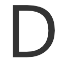 D icon